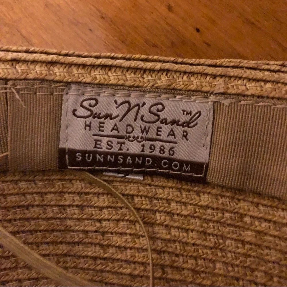 Tan Fedora with Denim Trim